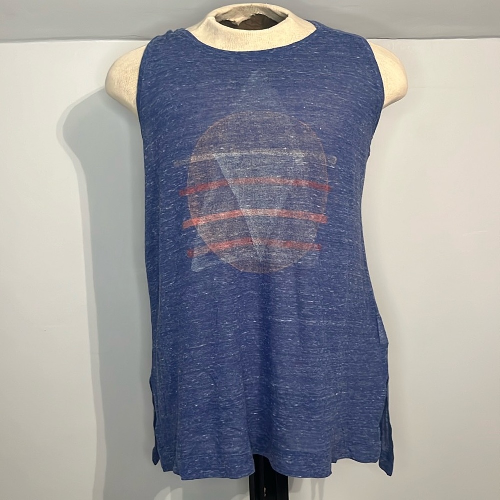 Old Navy Relaxed Fit Geometric Racerback Tank Large